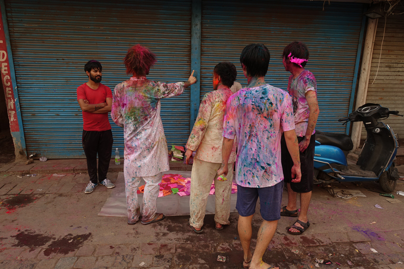 Mon voyage à Delhi en Inde Fête des couleurs Holi