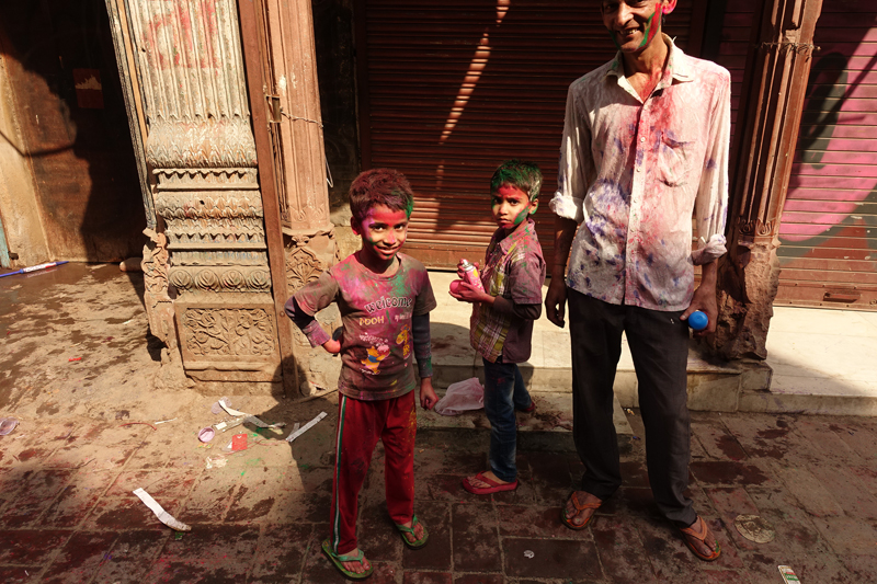 Mon voyage à Delhi en Inde Fête des couleurs Holi