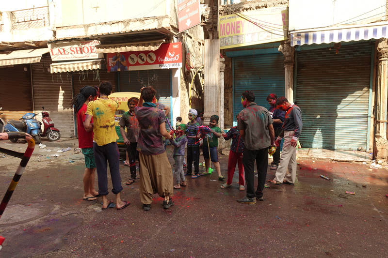 Mon voyage à Delhi en Inde Fête des couleurs Holi