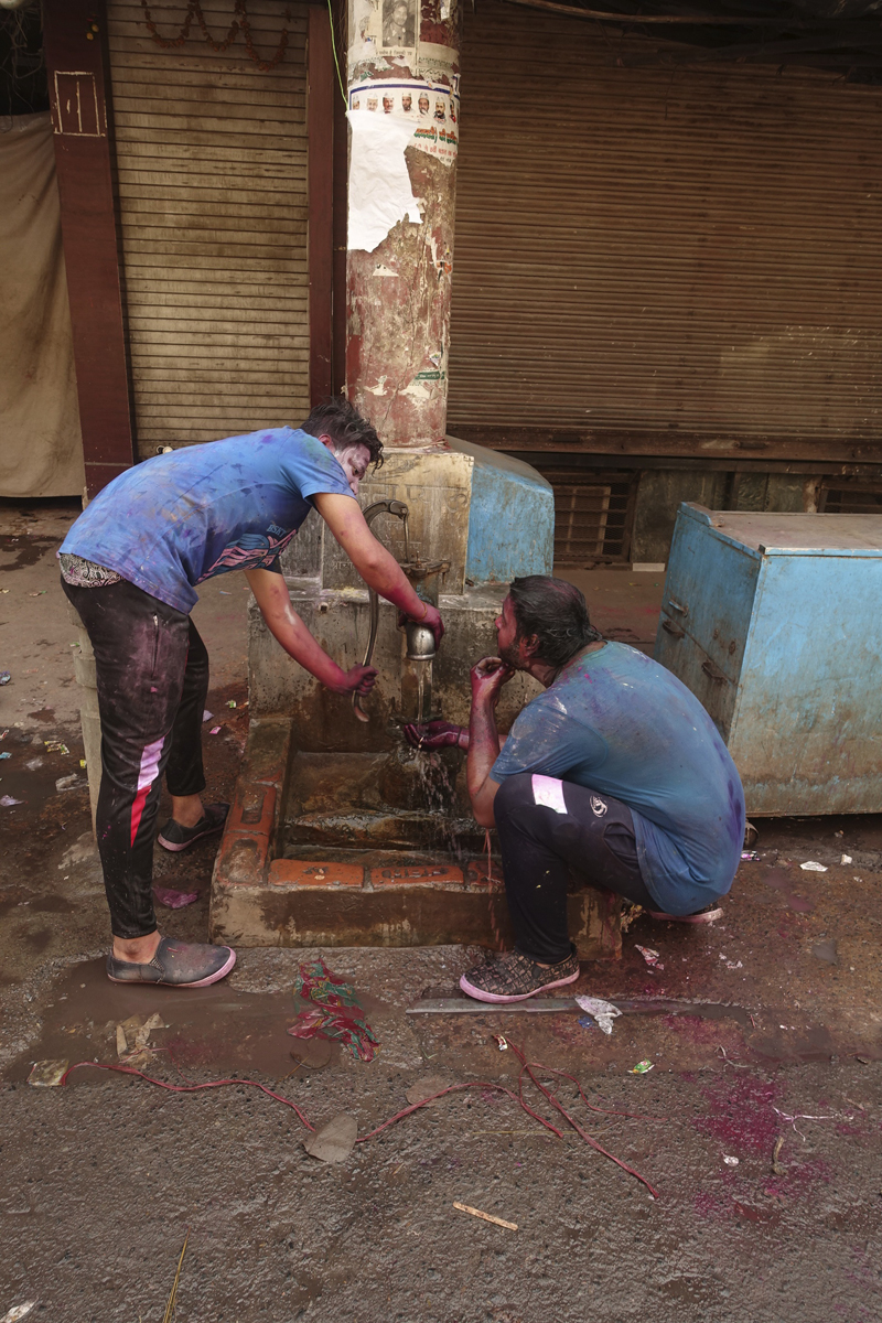 Mon voyage à Delhi en Inde Fête des couleurs Holi