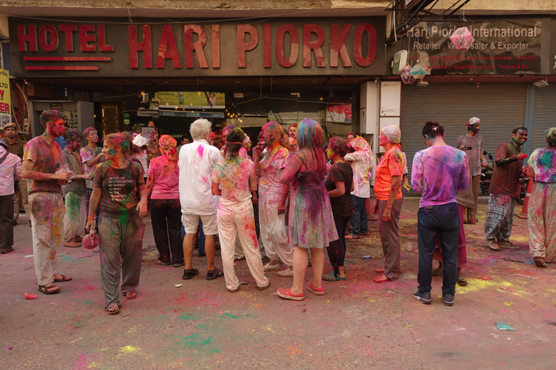 Mon voyage à Delhi en Inde Fête des couleurs Holi