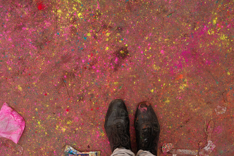 Mon voyage à Delhi en Inde Fête des couleurs Holi