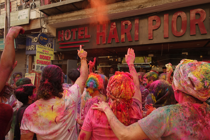 Mon voyage à Delhi en Inde Fête des couleurs Holi