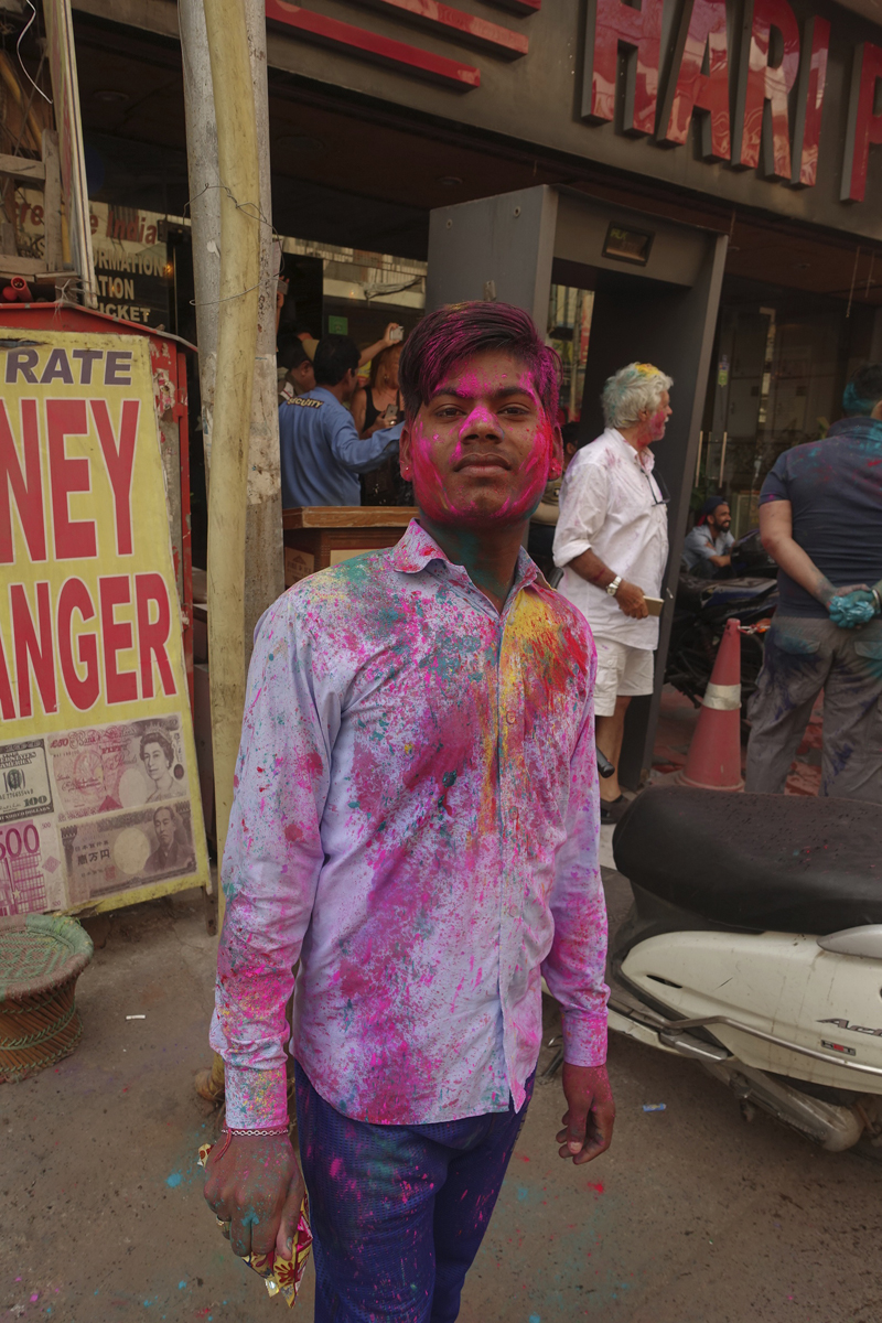 Mon voyage à Delhi en Inde Fête des couleurs Holi