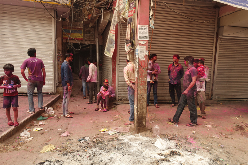 Mon voyage à Delhi en Inde Fête des couleurs Holi