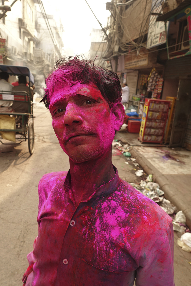 Mon voyage à Delhi en Inde Fête des couleurs Holi