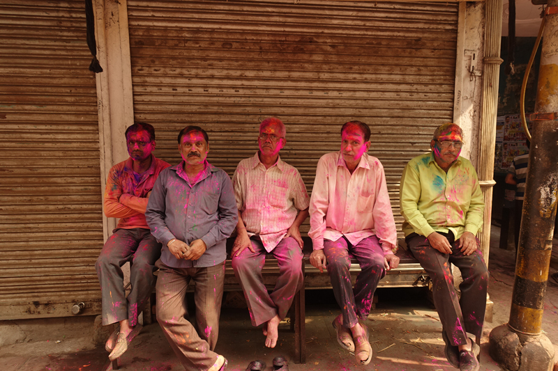 Mon voyage à Delhi en Inde Fête des couleurs Holi