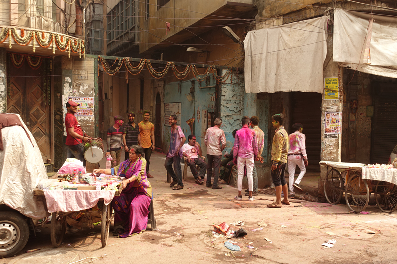 Mon voyage à Delhi en Inde Fête des couleurs Holi