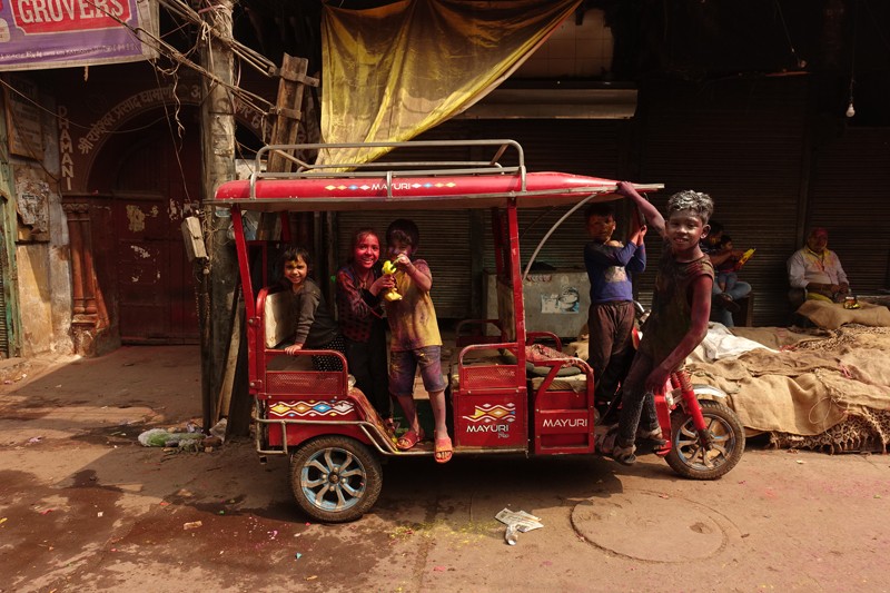 Mon voyage à Delhi en Inde Fête des couleurs Holi