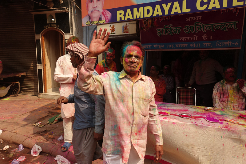 Mon voyage à Delhi en Inde Fête des couleurs Holi