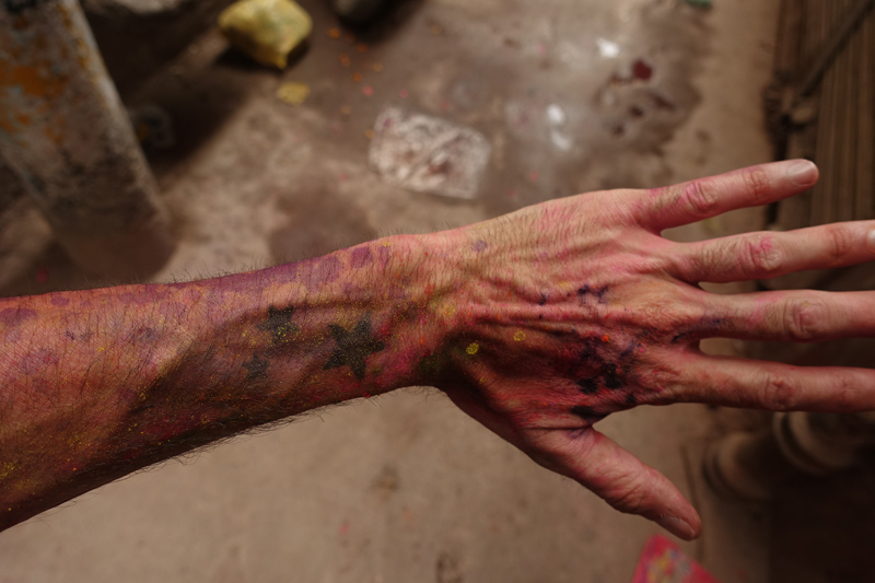 Mon voyage à Delhi en Inde Fête des couleurs Holi