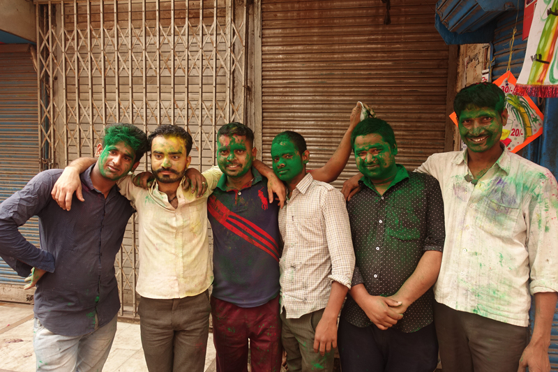 Mon voyage à Delhi en Inde Fête des couleurs Holi