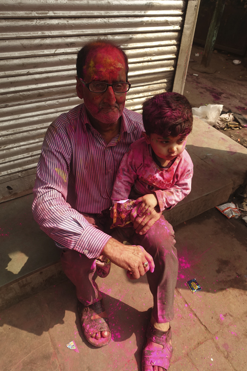 Mon voyage à Delhi en Inde Fête des couleurs Holi