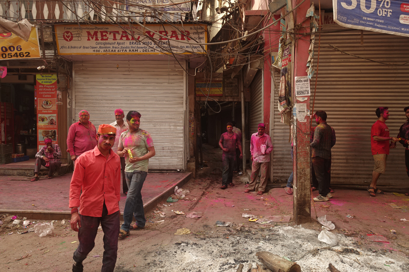 Mon voyage à Delhi en Inde Fête des couleurs Holi