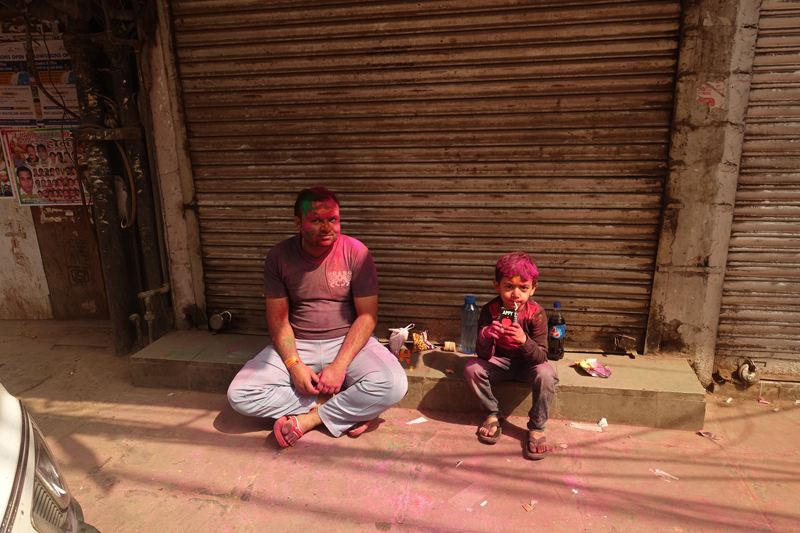 Mon voyage à Delhi en Inde Fête des couleurs Holi