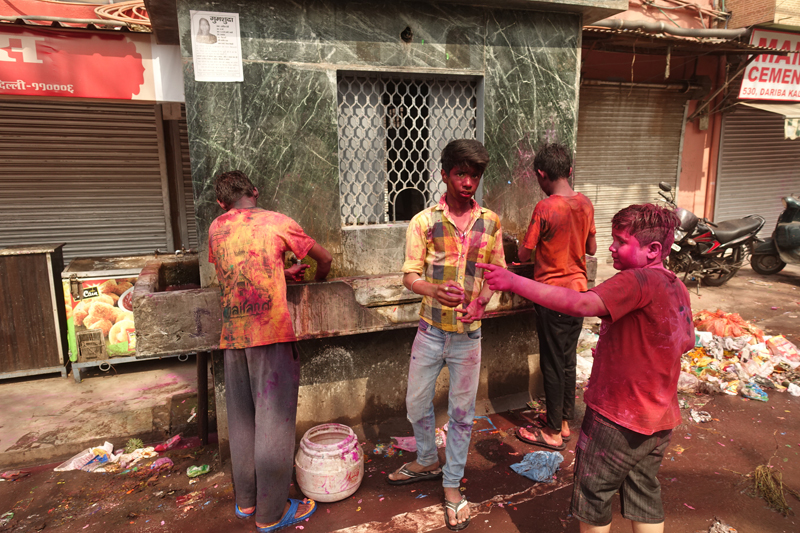 Mon voyage à Delhi en Inde Fête des couleurs Holi