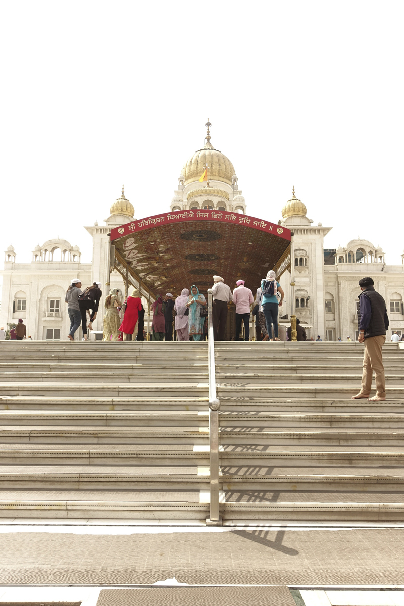 Mon voyage à Delhi en Inde Gurudwara Bangla Sahib