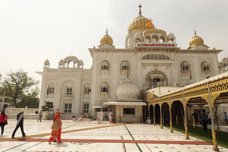 Mon voyage à Delhi en Inde Gurudwara Bangla Sahib