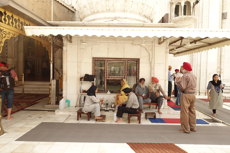 Mon voyage à Delhi en Inde Gurudwara Bangla Sahib