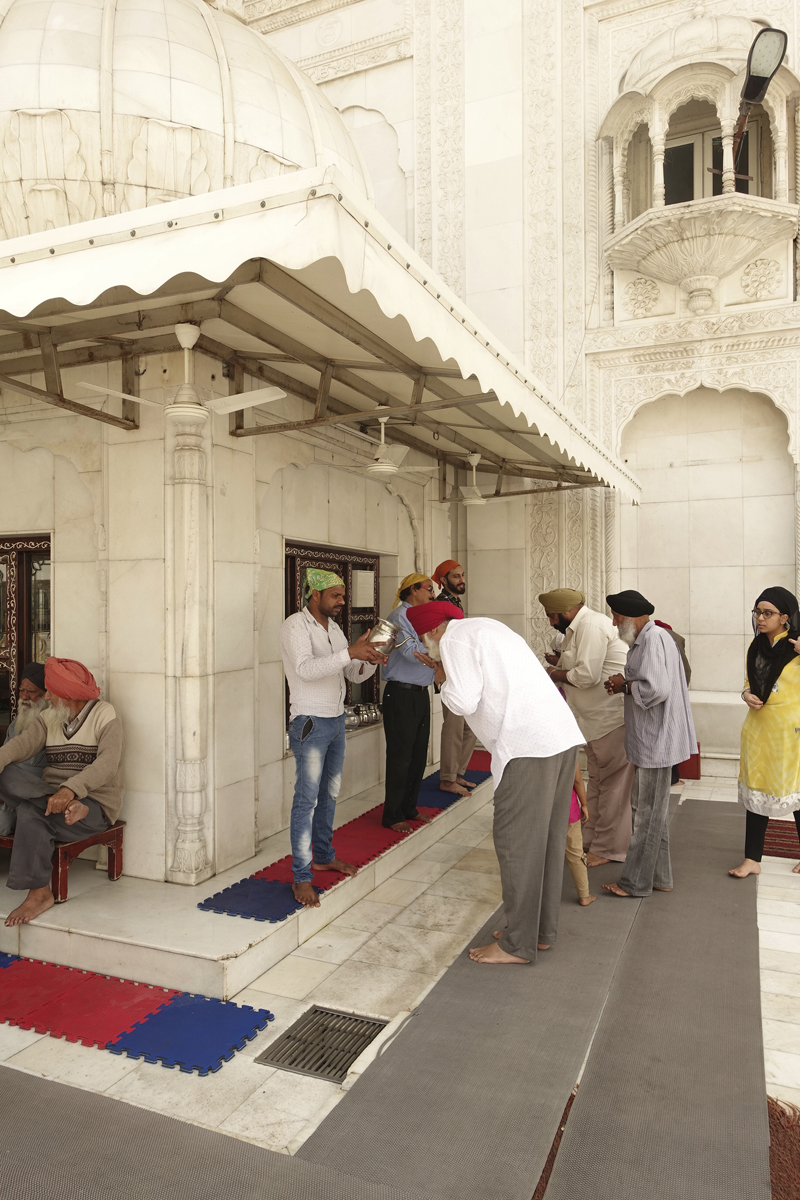 Mon voyage à Delhi en Inde Gurudwara Bangla Sahib