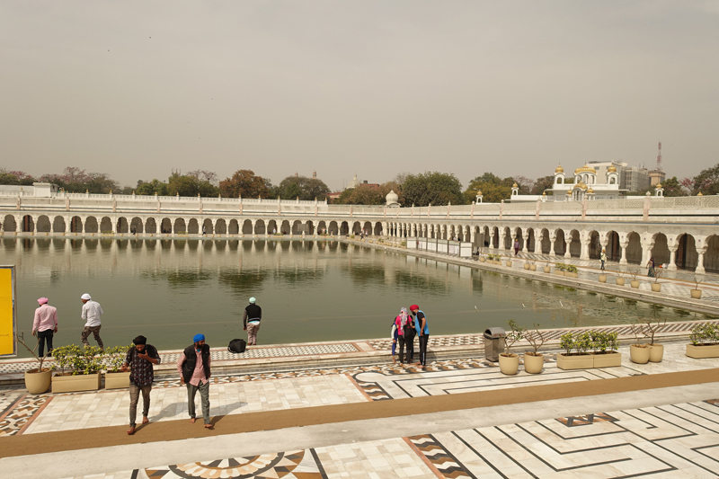 Mon voyage à Delhi en Inde Gurudwara Bangla Sahib