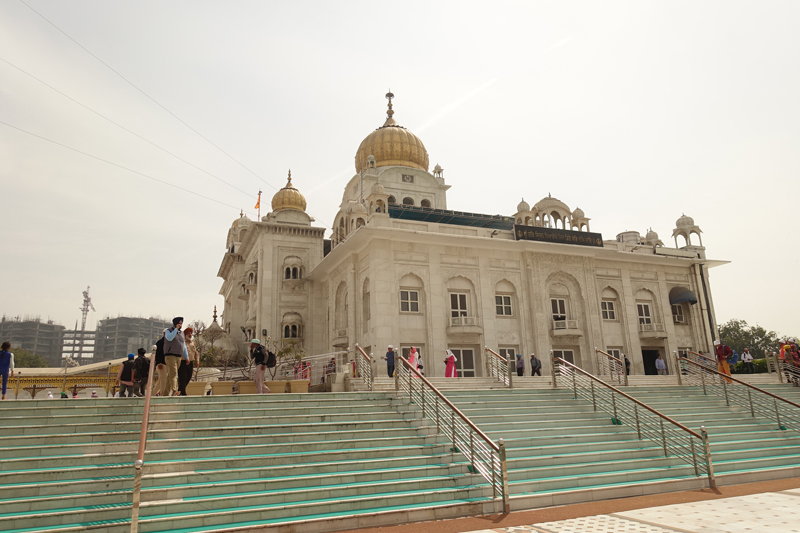 Mon voyage à Delhi en Inde Gurudwara Bangla Sahib