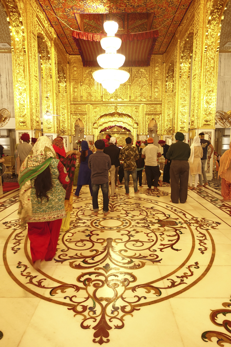 Mon voyage à Delhi en Inde Gurudwara Bangla Sahib