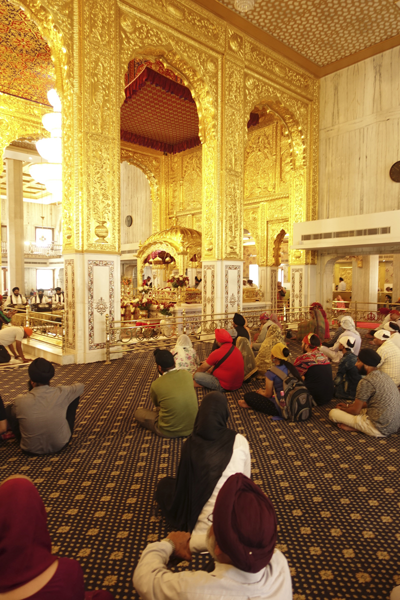 Mon voyage à Delhi en Inde Gurudwara Bangla Sahib