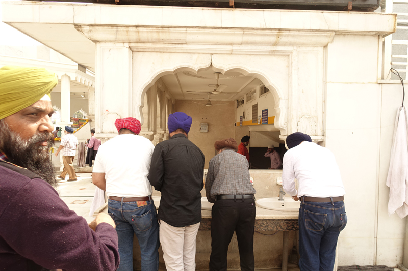 Mon voyage à Delhi en Inde Gurudwara Bangla Sahib