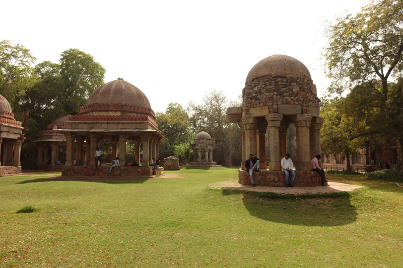 Mon voyage à Delhi en Inde Hauz Khas village