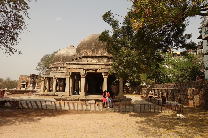 Mon voyage à Delhi en Inde Hauz Khas village