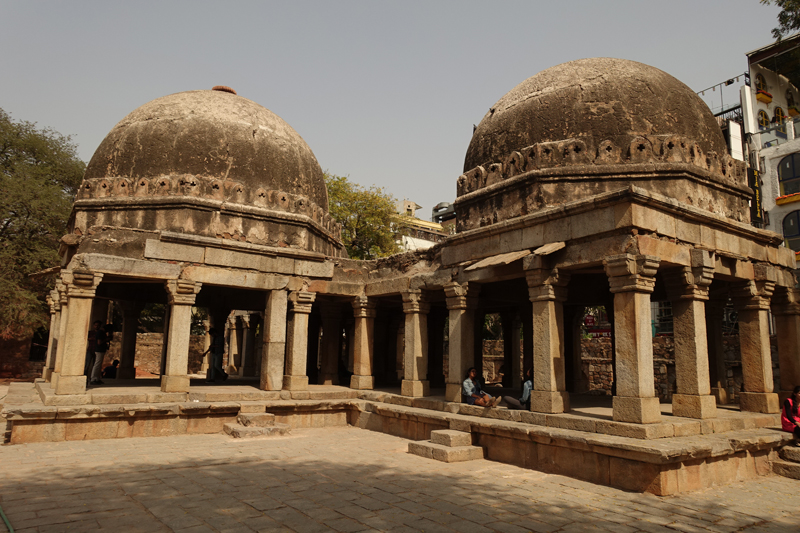 Mon voyage à Delhi en Inde Hauz Khas village