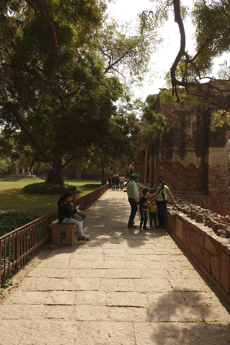 Mon voyage à Delhi en Inde Hauz Khas village