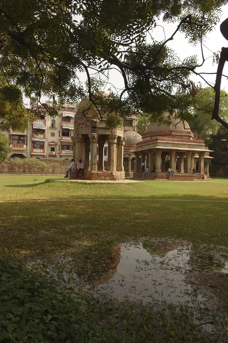 Mon voyage à Delhi en Inde Hauz Khas village