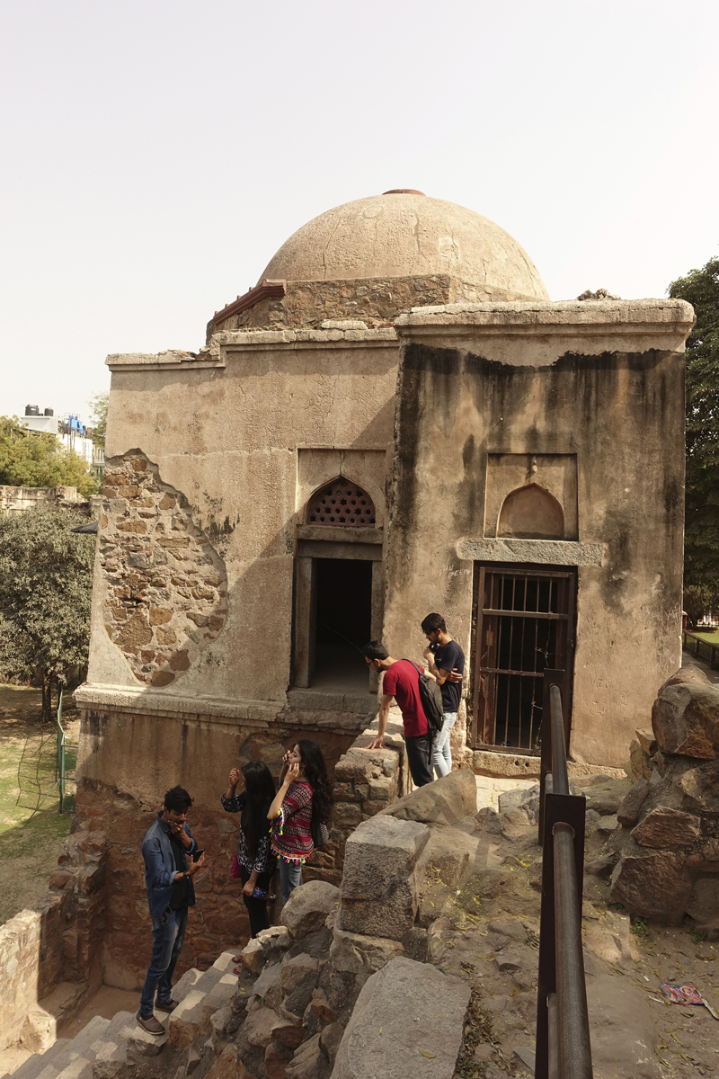 Mon voyage à Delhi en Inde Hauz Khas village