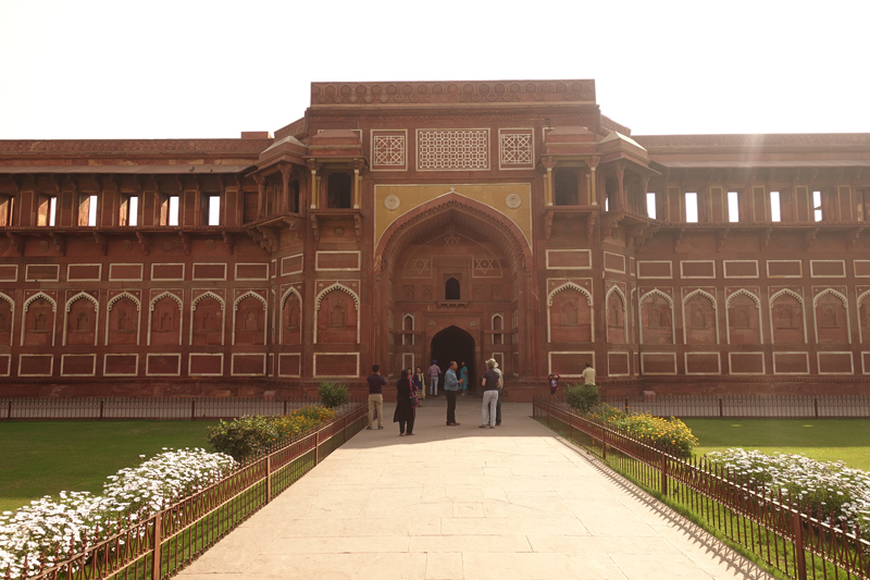 Mon voyage à Agra en Inde Fort rouge