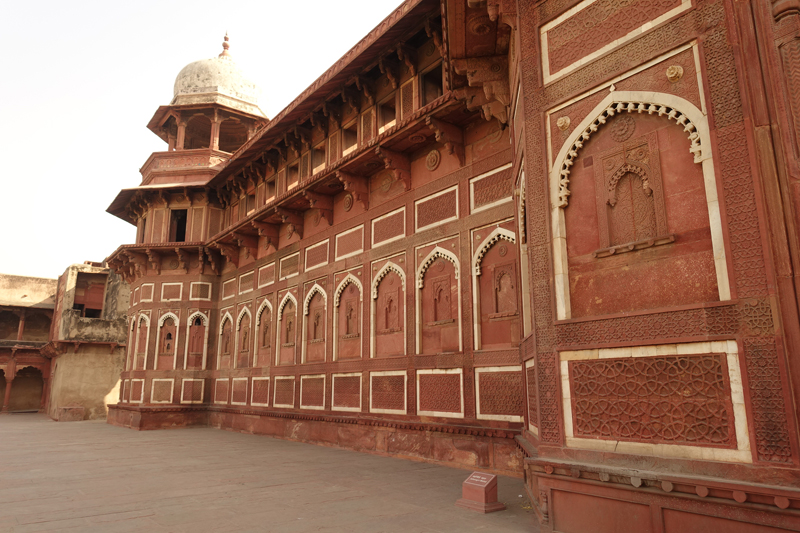 Mon voyage à Agra en Inde Fort rouge