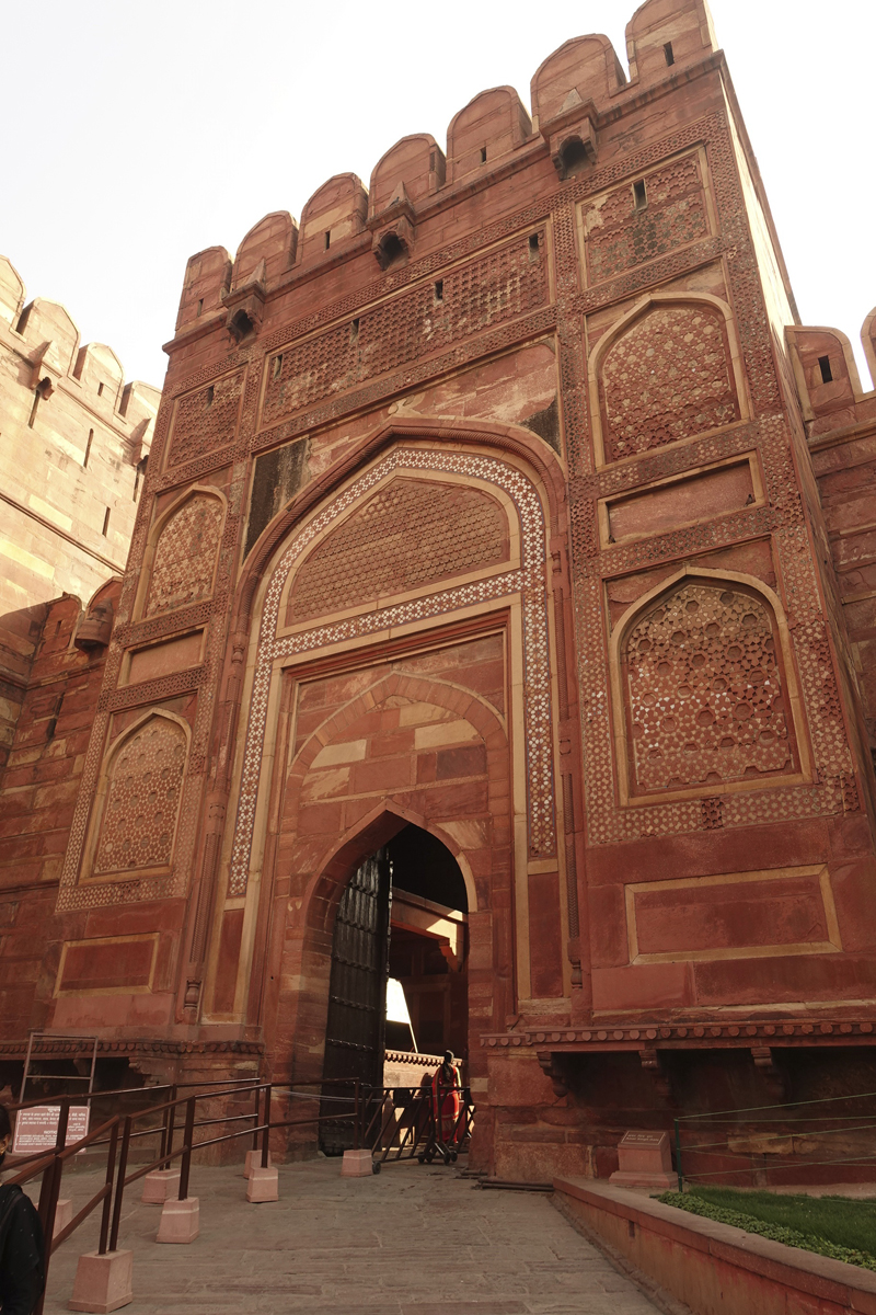 Mon voyage à Agra en Inde Fort rouge