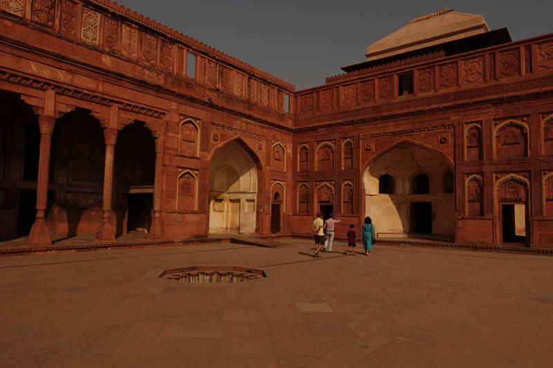 Mon voyage à Agra en Inde Fort rouge