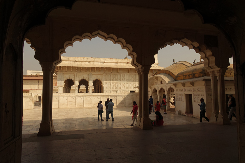 Mon voyage à Agra en Inde Fort rouge