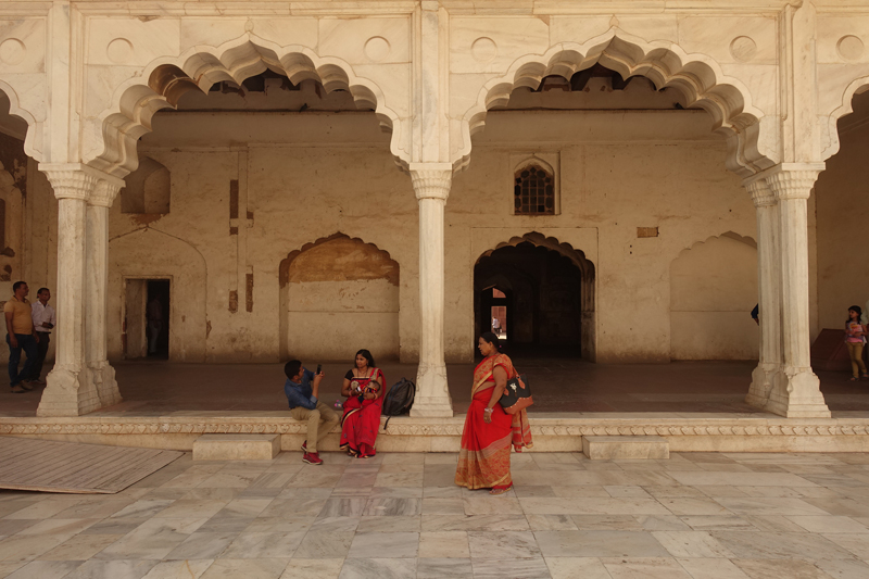 Mon voyage à Agra en Inde Fort rouge