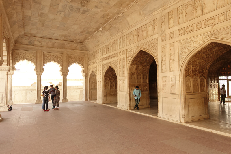 Mon voyage à Agra en Inde Fort rouge