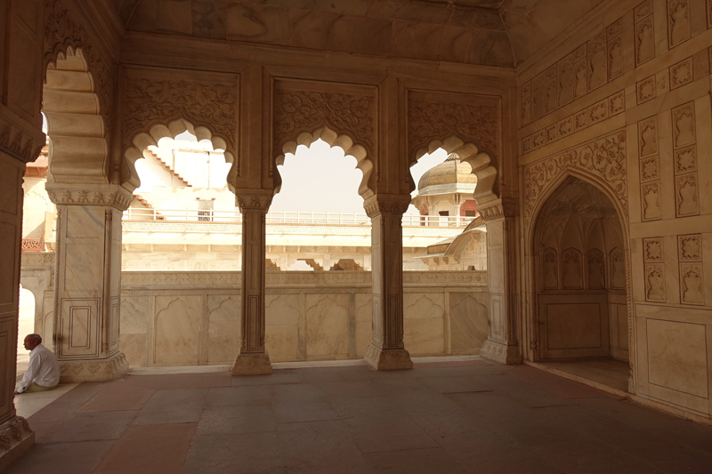 Mon voyage à Agra en Inde Fort rouge