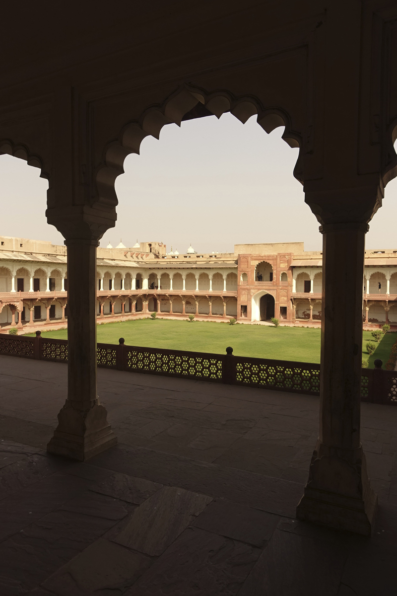 Mon voyage à Agra en Inde Fort rouge