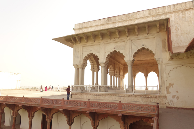 Mon voyage à Agra en Inde Fort rouge