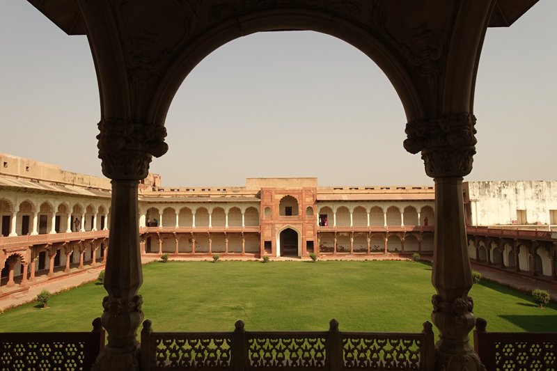 Mon voyage à Agra en Inde Fort rouge