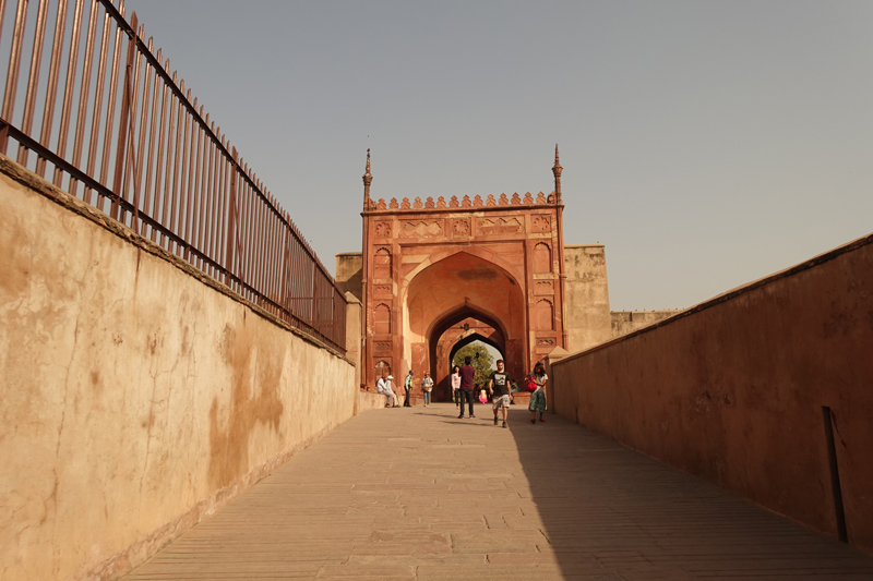 Mon voyage à Agra en Inde Fort rouge