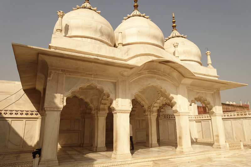 Mon voyage à Agra en Inde Fort rouge