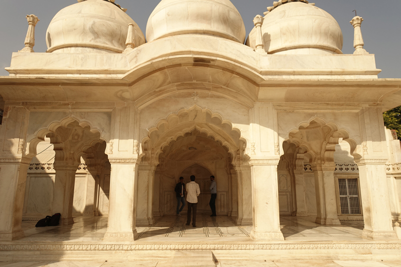 Mon voyage à Agra en Inde Fort rouge