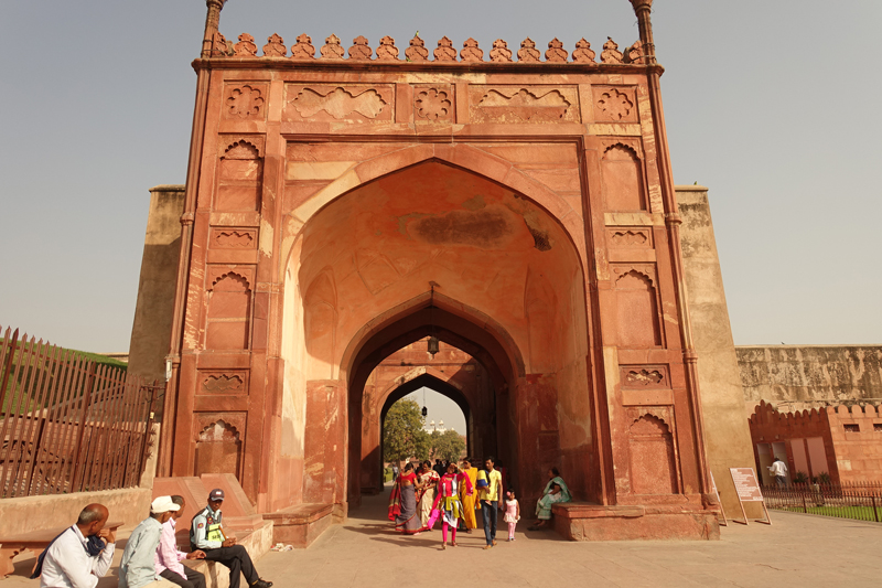 Mon voyage à Agra en Inde Fort rouge